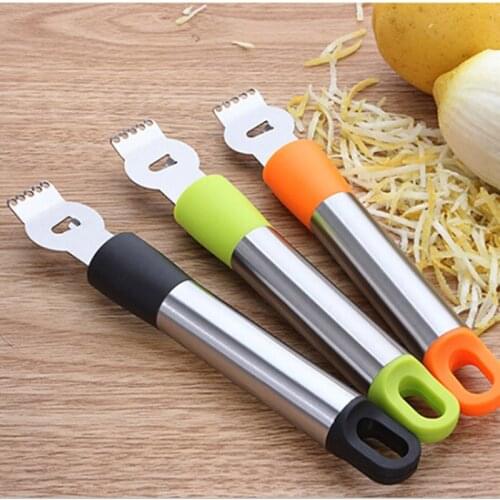 1pc Stainless Steel Lemon Peeler Zester Orange Lime Citrus Scraper Kitchen Gadgets