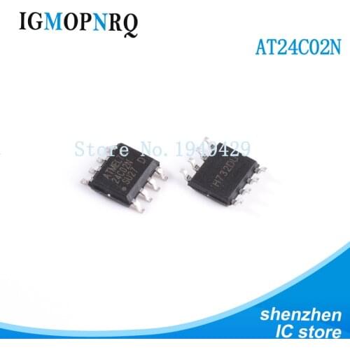 10PCS/Lot 24C02 24C02BN AT24C02 SMD IC Chip SOP-8 New Wholesale Electronic