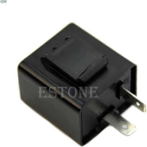 13MF DC 12V Motorcycle Turn Signal Flasher Blinker Relay LED Indicator Light 2 Pin