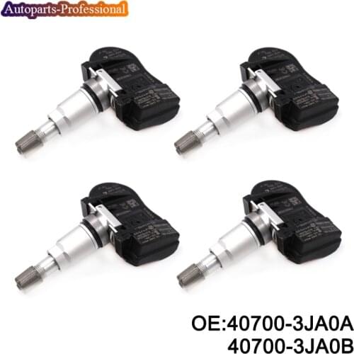 4 pcs/lot New Car TPMS Sensor Tire Pressure Monitor Systems For Nissan Infiniti 40700-3JA0A 40700-3JA0B 407003JA0A 407003JA0B