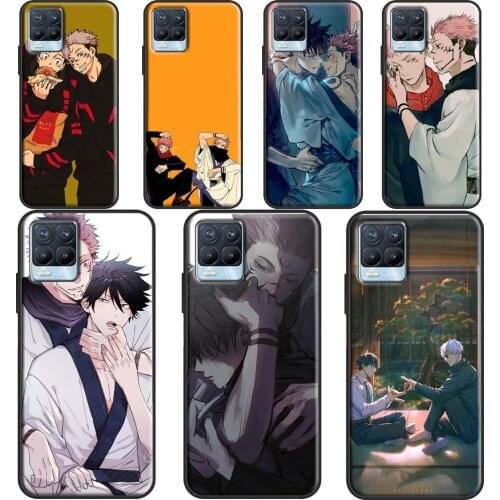 Itadori Yuji Sukuna Megumi Gojo For OnePlus 9 Pro 8 Pro 8T 9R Case For Realme GT Neo 6 7 i 8 Q3 Pro C21 C15 C11 C3 Coque
