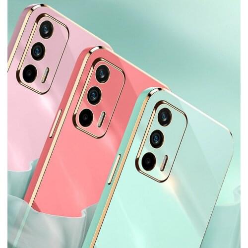 Finger Ring Holder Case For Realme GT 5G NEO Q3 Pro V13 V15 V11 C15 XT X2 Soft Silicone Plating Cover For OPPO Find X3 Neo Lite