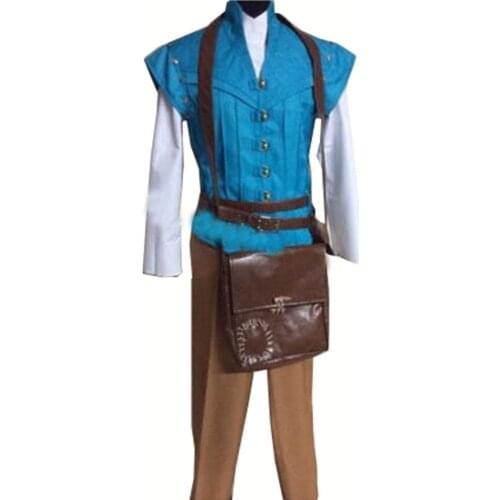 Flynn Rider Cosplay Costume Custom-Made Eugene Fitzherbert Costume