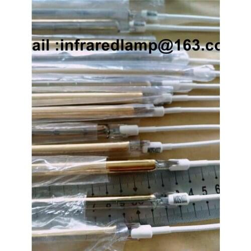 Quartz glass IR lamps halogen heating element short wave infrared heater 1000w