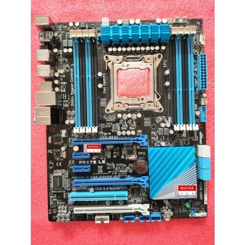 P9X79 LE For ASUS DDR3 four-channel x79 x79m lga 2011 motherboard ATX USB 3.0 Used PC Motherboards Computer Accessories
