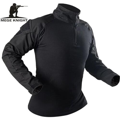 Mege Military Shirt Camouflage Army Tactical Battle Combat Shirt Men Women USMC Softair Camisa Militar Special Forces Costume