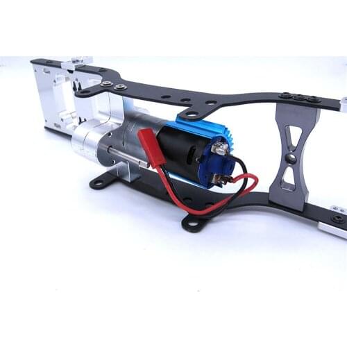 For MN D90 D99S Metal RC Car Frame Gearbox With 370 Motor Upgrade Modified Parts Model Car Accessories