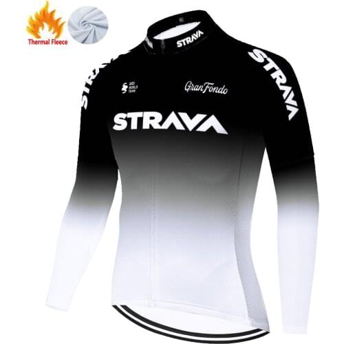 Strava Winter Thermal Fleece Masculino Экипировка Для Велоспорта Джерси Велосипедная Retro Maillot Ciclismo Jersey Ciclismo