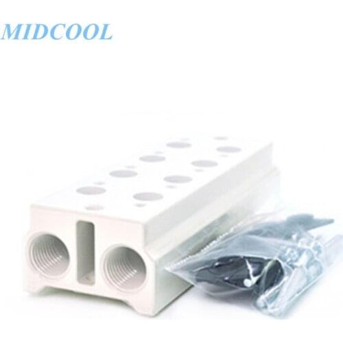 Solenoid Valve Base 3V100 Series 3V110 3V100M-2F/3F/4F/5F/6F/7F/8F/10F Manifold