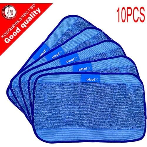 10pcs/Lot High quality Microfiber wet Mopping Cloths for iRobot Braava 321 380 320 380t mint 5200C 5200 4200 4205 Robot