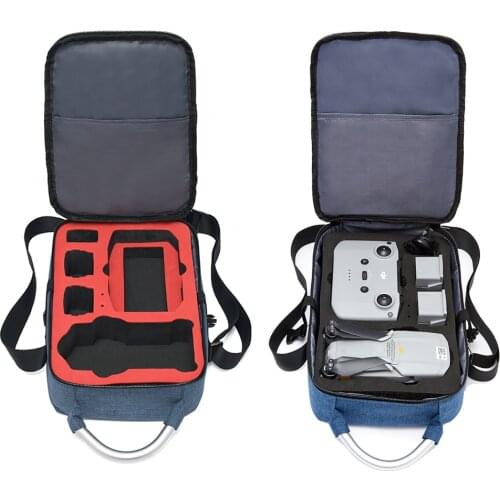 For DJI Mavic air2/2S Drone Bags Carrying Storage Bag Shoulder Handbags For Mavic Air 2/2S Accessories Blue Protection Case