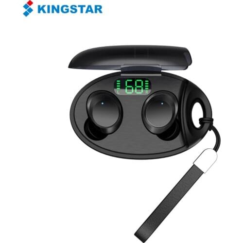 KINGSTAR TWS Bluetooth Headphone Wireless Earbuds LED Stereo Sound Earphones Sports Headset With Mic For Xiaomi Samsung iphone