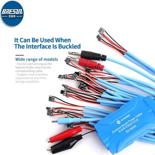 Sunshine SS-905D Smart Power Cable Detection Line Automatic Recognition Phone Repair Tool For iPhone Android Phone Power