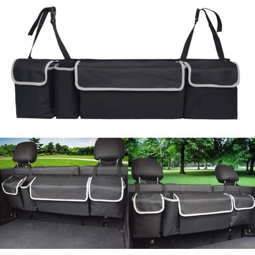 Large Capacity Car Backseat Organizer Universal Automobile Seat Back Storage Bag Stowing Tidying Box Multifunction Organizers