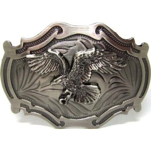 T-DISOM High Quality Eagle Belt Buckle Brass Plating Animal Belt Buckles For Hip Hop Jeans Suitable For 4cm Width Belt Drop ship