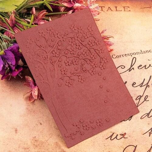 HOT plastic Plum tree craft card making paper card album wedding decoration clip Embossing folders