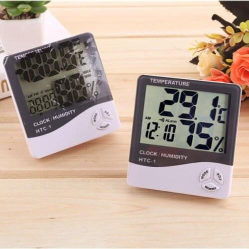 LCD Digital Temperature Humidity Meter HTC-1 HTC-2 Home Hygrometer Thermometer