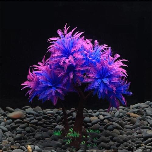 1Pcs Aquarium Decor Fish Tank Decoration Ornament Artificial Plastic Plants Environmental Protection Materials Decorative
