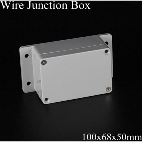 100x68x50mm ABS IP65 Waterproof Plastic Wire Junction Box With Mounted Distribution Enclosure Project Case Electronic Terminal