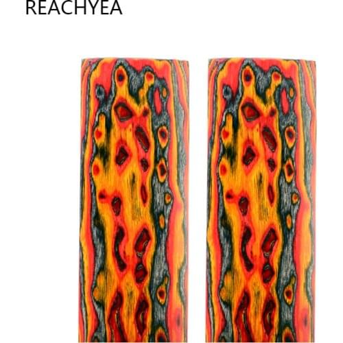 2PCS Knife Handle material 3D Color Knife Making wood material DIY tools Making Knife handle material