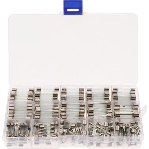 6x30mm Car Boat Quick Blow Glass Tube Fuse Assorted Kit Fast-Blow Fuses