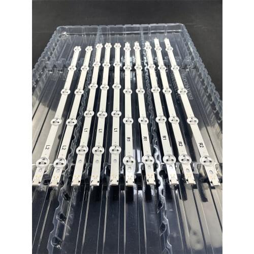 8 sets = 80 pcs TV LED Backlight strip For LG 42" ROW2.1 42LN540V 42LN613V 42LA620V 42LN542V 42LN575S 42LA615V 6916L-1412A 42ln