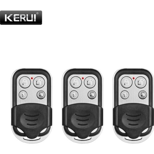 Wireless GSM Alarm System 433MHz Alarm Remote Control Metal Alarm Keychain Remote Controller Working For K52/W20 Alarm Systems