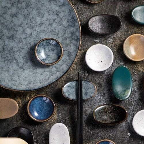 Japanese-style table chopsticks holder ceramic Japanese ceramica plate spoon pillow household delicate Free shipping