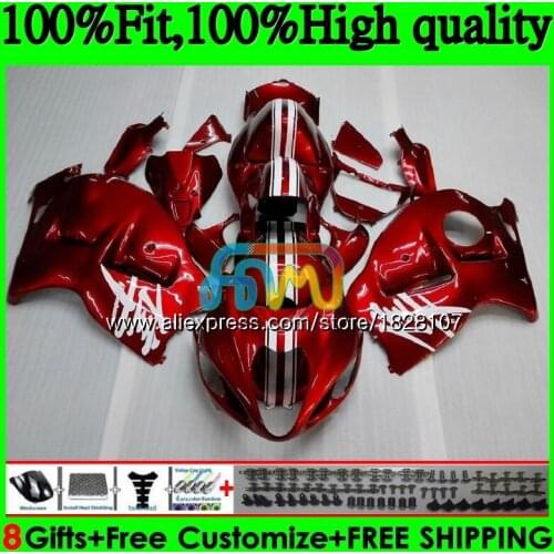 Injection For SUZUKI Hayabusa GSXR-1300 GSXR 1300 56BS.152 GSXR1300 08 Pearl red 09 10 11 12 2008 2009 2010 2011 2012 Fairing