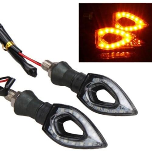 Motorcycle Modified Sandboard Mudguard LED Taillight Brake Light Driving Warning Light Turn Signal Indicator Motorcycle Supplies