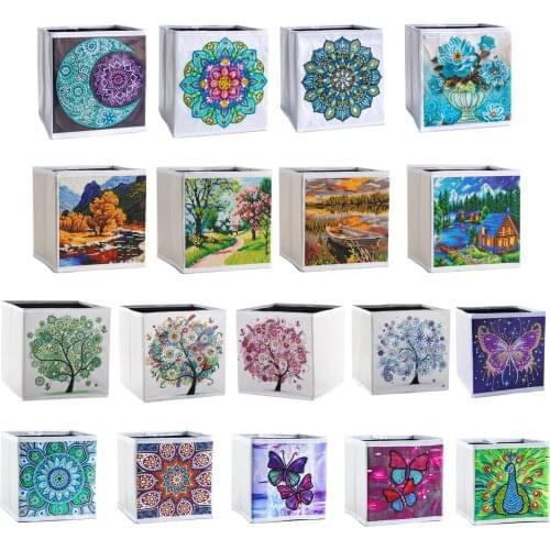 Diamond Painting Storage Box DIY Special Shaped Drill Cross Stitch Diamond Embroidery Kit Diamond Art Storage Case Folding Art
