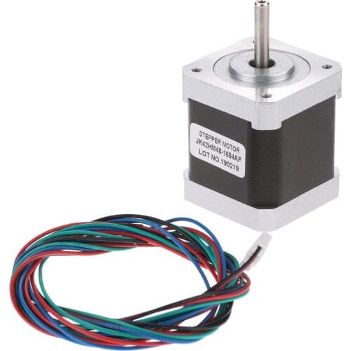 Nema17 48mm Bipolar Stepper Motor 0.9 Degree 2 Phase Nema 17 Stepper Motor 4-lead For 3D Printer CNC Engraving Machine 1.68A