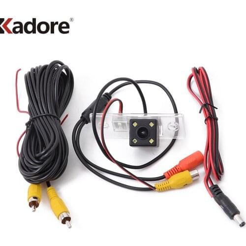 Fit For Skoda Fabia Car Rear View Camera Backup Parking Camera LED Night Vision Waterproof Wide Angle HD Color Image