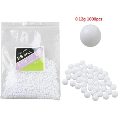Airsoft 0.12g 1000 Rounds Strikeball BB Ball Bullets Strike Ball Air Gun Balls Paint Hunting Tactical Gun Accessories Ball