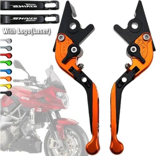 SHIVER750 CNC Adjustable Folding Motorcycle Brake Clutch Levers for Aprilia SHIVER 750/ GT 2016 2017 2018