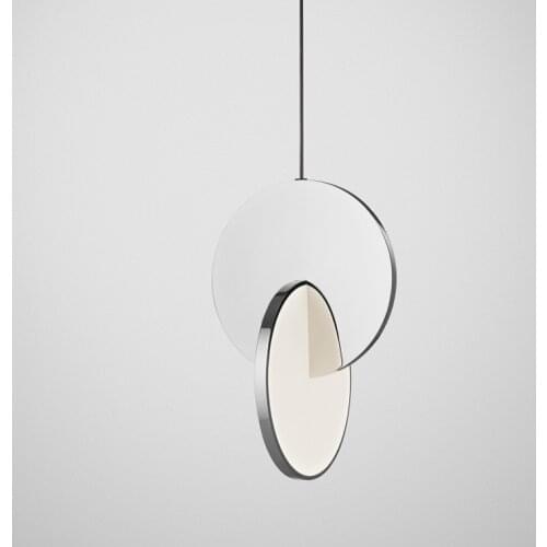 Nordic restaurant droplight postmodern bar Danish style stair composite metal pendant lamp of bedroom the head of a bed