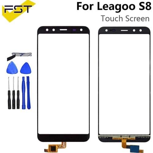 5.72'' Black Tested Well Touch Screen Digitizer Panel For Leagoo S8 Touch Panel Front Glass Lens Sensor Touchscreen+Tools