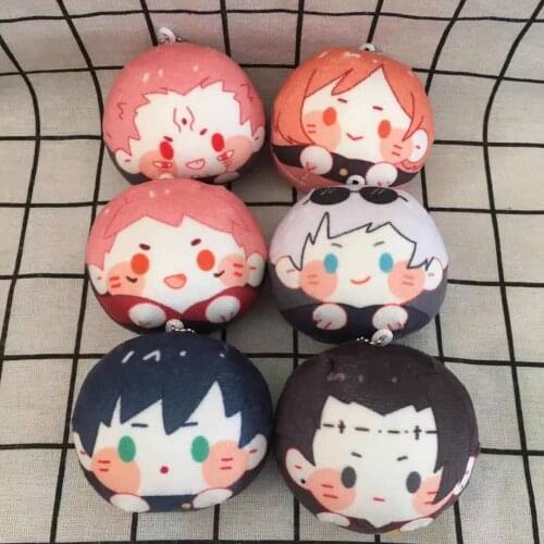 8CM Jujutsu Kaisen Plush Anime Cosplay Dolls Pendant Cute Soft Plush Baby Toys Gifts For Children Kids Plush Toys
