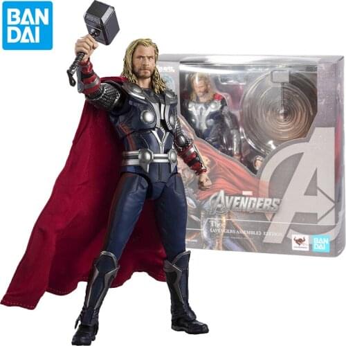 Bandai Spirits Tamashii Nations Marvel Avengers Assemble Edition Thor Odinson S.h. Figuarts Action Figure Collect Model Kids Toy