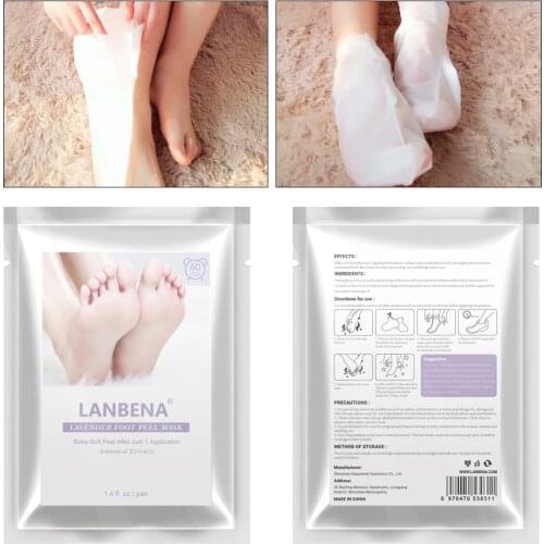 Lavender Foot Mask Deep Nourishing Gentle Exfoliation Improve Rough Anti Chapping Peeling Dead Skin Smooth Foot Care Socks