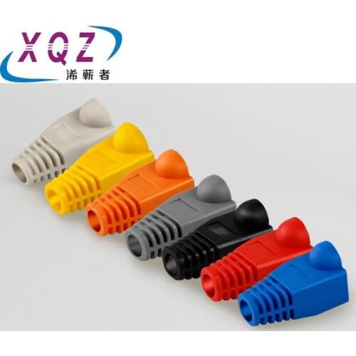 RJ45 boots RJ45 Connector Boots Plug Cover RJ45 Boots Cap Cover for CAT5E/6 Ethernet Cable RJ45 cover 6mm
