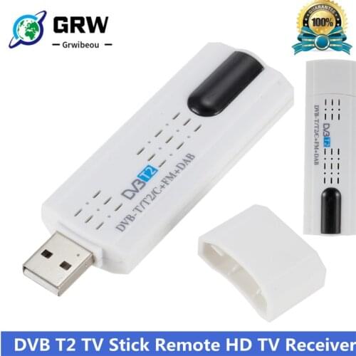 Digital Antenna USB 2.0 HDTV TV Remote Tuner Recorder&Receiver for DVB-T2/DVB-T/DVB-C/FM/DAB for Laptop,Wholesale Free Shipping
