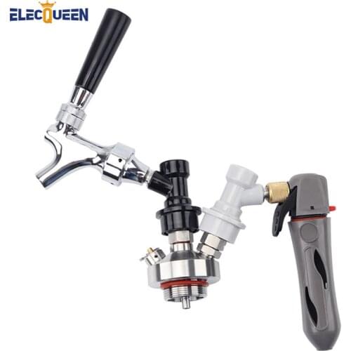 Homebrew Stainless Steel Mini Keg Tap Dispenser with beer tap and co2 keg charger kit for mini Growler