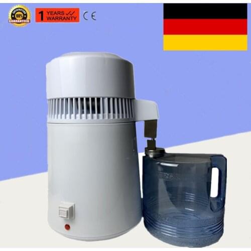 Germany Stock 110V/220V Distilled Water Machine Safe Health Water Distiller Stainless Steel Household Lab Use Water Distiller