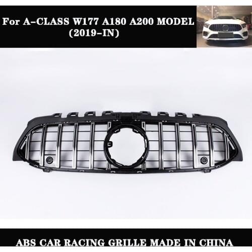 GT- Style ABS Front Bumper Racing Grille For Benz W177 A Class A180 A200 A260 2019