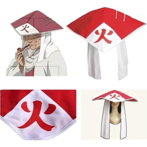 Anime Cosplay Shippuden Uzumaki Hokage Bamboo Hat Cosplay Fancy Party Performance Cap Comic Cosplay Seven Cosplay Hat