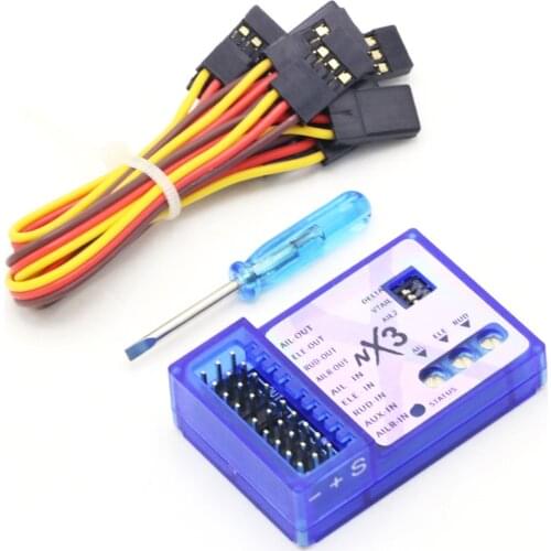 NX3 PRO Flight Controller 3D Flight Gyroscope Gyro Stabilizer Balance for RC Fixed-wing Aircraft Airplane FPV Racing Drone