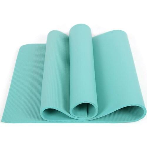 Yoga Mat NBR Material Custom Closed Cell Foam Fitness Body Yoga Mat 15mm High Elastic Non-slip Fitness Mat