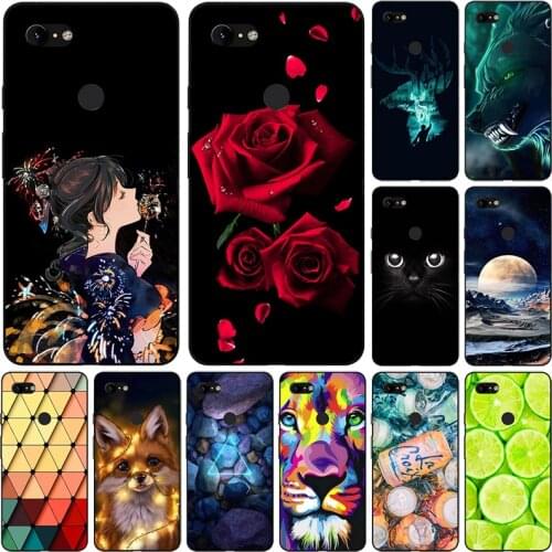 Fashion Printed Case For Google Pixel 3 3A XL Lite 3XL 3AXL Piexl3 XL Lite Cover Original Cute soft silicone Phone Case Shell