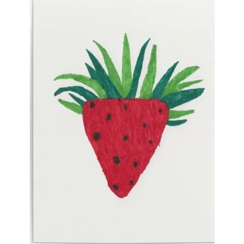 Modular Canvas Vase Green Leaf Cartoon Painting Home Decor Pictures Cute Modern Printed Poster For Living Room Wall Art No Frame